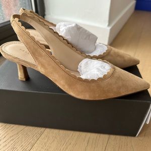 Pelle Moda - Kelsa Pump Latte Suede 8.5